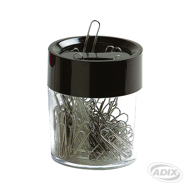 Portaclip Magnético Redondo Negro (003) ADIX