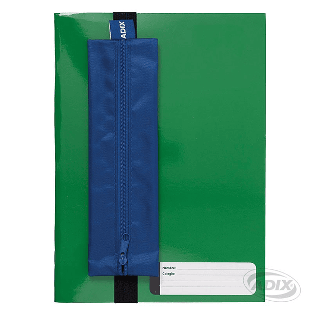 Estuche c/Elástico para Cuaderno Azul (157) ADIX 2
