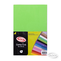 Goma Eva 20x30cm 10u Surtido (001) ADIX