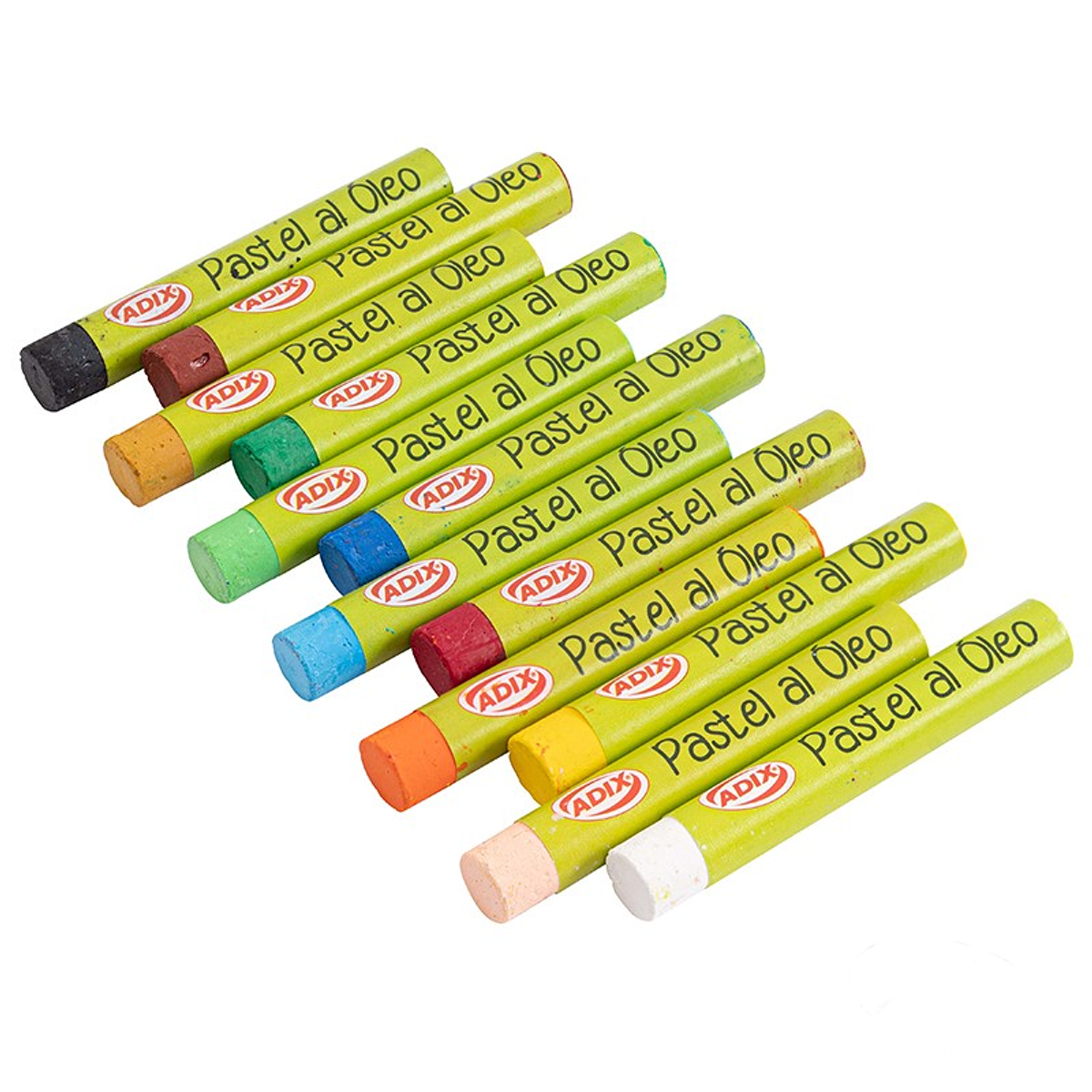 Crayón Óleo Pastel 12 Colores (008) ADIX