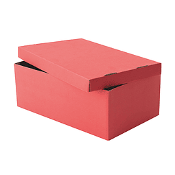 Caja Cartón 28x17,5x10,5cm Rojo (007) ADIX