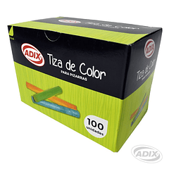 Tiza Surtido 100u (015) ADIX