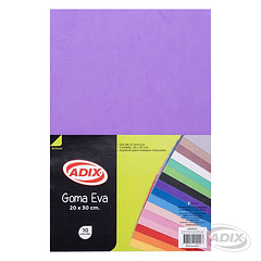 Goma Eva 20x30CM 10U Violeta (015) ADIX