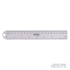 Regla de Aluminio 20 cm NEOLITE