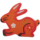 Conejo Madera Pintada 10u (006) CREATIVE 4