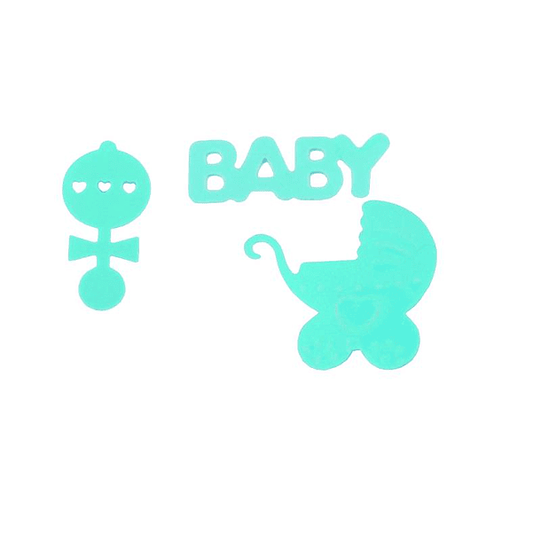 Confeti Baby Shower Celeste 21g 3u (015) CREATIVE 2