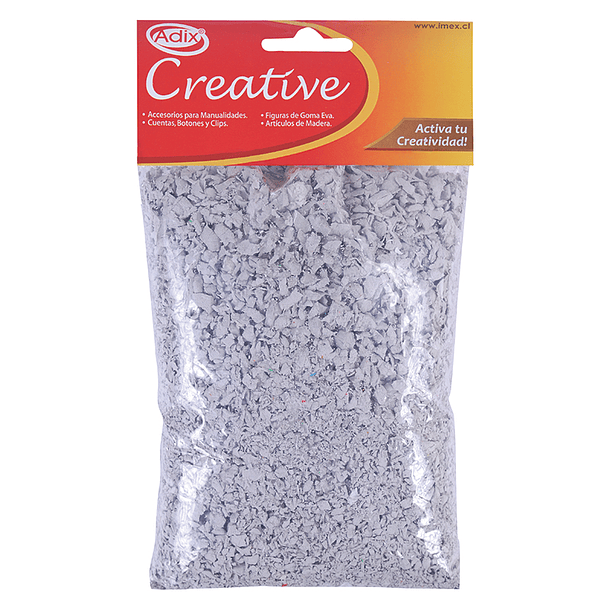 Picado Goma Eva Gris 50g (006) CREATIVE 1