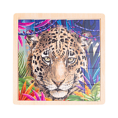 Puzzle Leopardo Madera 25pzs (059) DACTIC