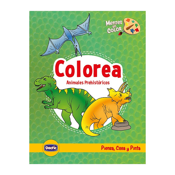 Libro para Colorear Dinosaurio 50pág. (009) DACTIC 1