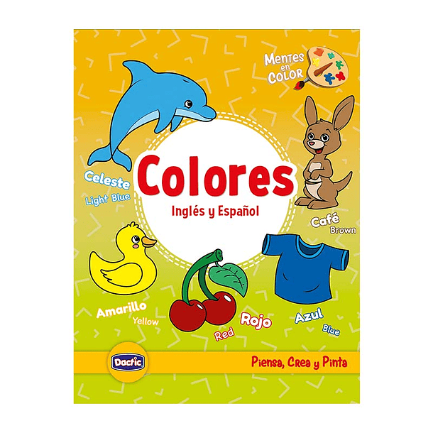 Libro para Colorear Aprendo Colores 50pág. (007) DACTIC 1