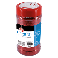 Escarcha Dosificador 250g Rojo (001) CREATIVE
