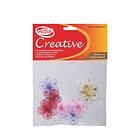 Flor Seda 2,5cm 8u (004) CREATIVE 1