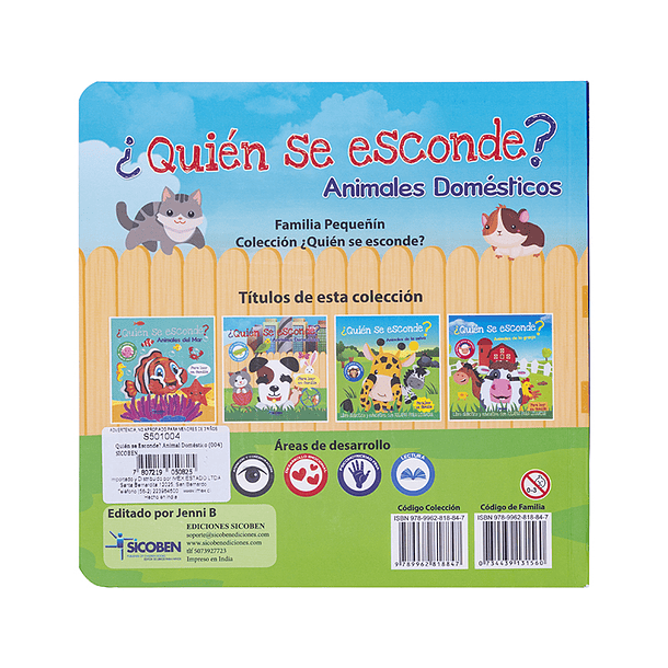 Quién se Esconde? Animal Doméstico (004) SICOBEN 2