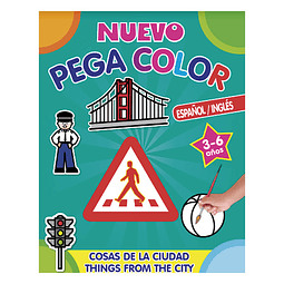 Libro Pega Color Español/Inglés (082) SICOBEN