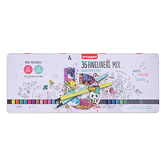 Fineliners 36 Colores BRUYNZEEL