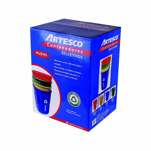 Contenedores para Reciclaje 4u ARTESCO 6