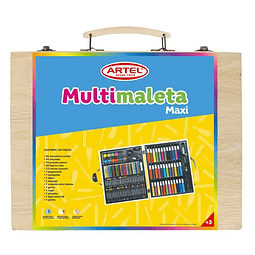 Maleta Premium 130pcs Caja Madera