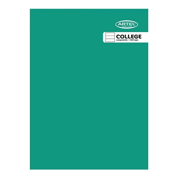 Cuaderno College Composición 100 Hojas Color Aleatorio Artel 2