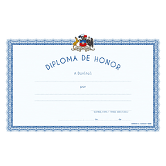 DIPLOMA DE HONOR