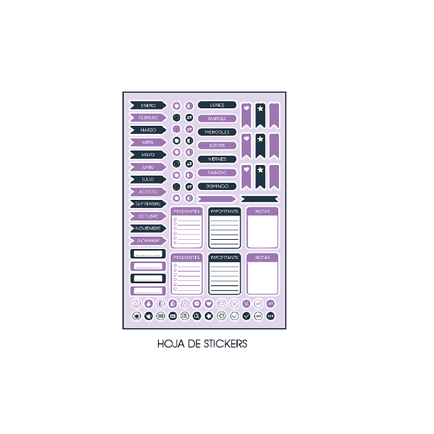 PLANNER ASCOTT GARDEN 20 X 14 CMS 6