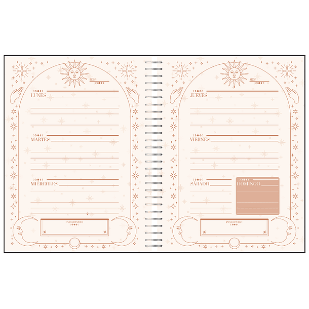 PLANNER ASCOTT COSMOS 18 X 24 CMS 5