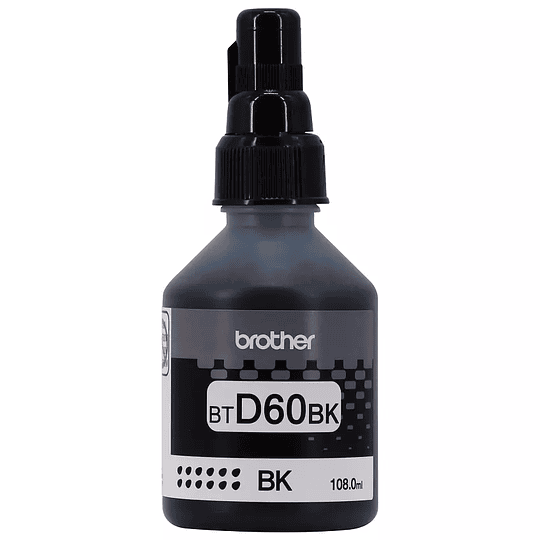 Botella de Tinta Brother BTD60BK Negro
