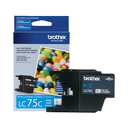 Tinta Brother LC75C Cian XL