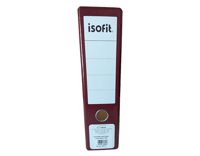 Archivador Lomo Ancho Carta Isofit