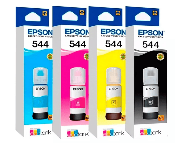 Pack 4 Tintas Originales  Epson 544