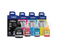 Pack 4 Tintas Originales Brother BT5001 y D60BK