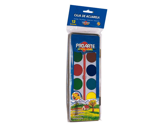 Acuarela caja Colgante