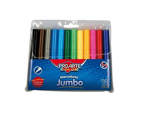 Lápiz Scripto 12 Colores Jumbo Proarte