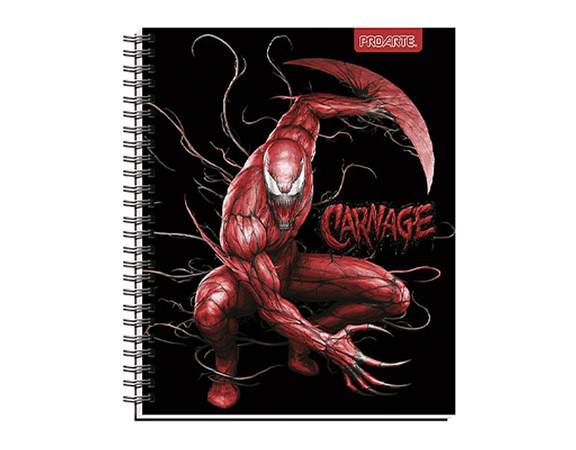 Cuaderno Universitario Villanos Marvel 100 Hjs 7mm Proarte