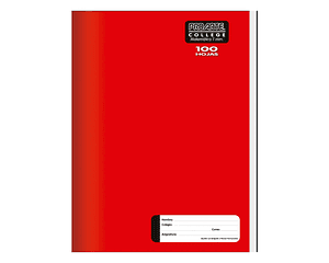 Cuaderno College Liso 100 Hjs 7mm Proarte