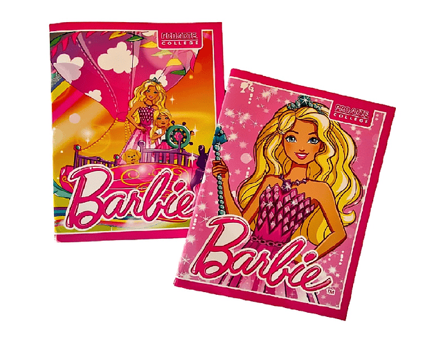 Cuaderno College Barbie 80 Hjs 7mm Proarte