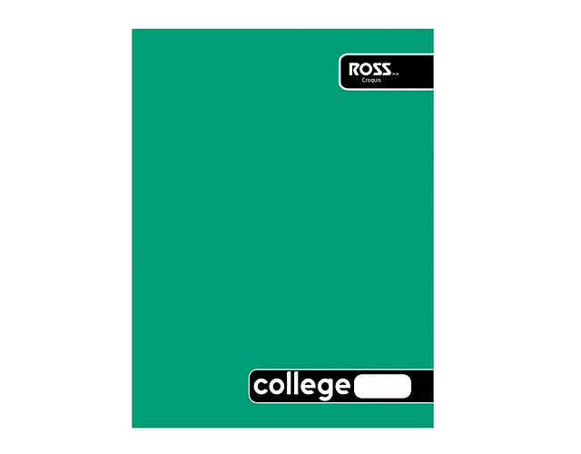 Cuaderno College Croquis 80 Hjs Ross