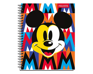 Cuaderno Universitario Mickey 100 Hjs 7mm Proarte