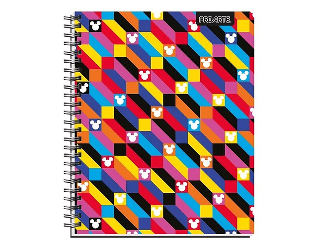 Cuaderno Universitario Mickey 100 Hjs 7mm Proarte
