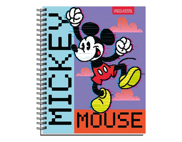 Cuaderno Universitario Mickey 100 Hjs 7mm Proarte