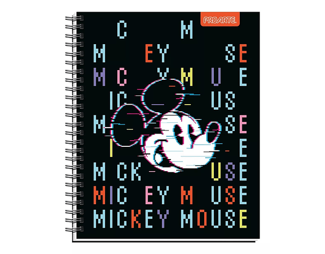 Cuaderno Universitario Mickey 100 Hjs 7mm Proarte