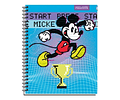 Cuaderno Universitario Mickey 100 Hjs 7mm Proarte
