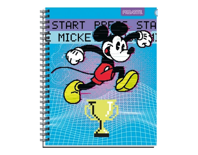 Cuaderno Universitario Mickey 100 Hjs 7mm Proarte