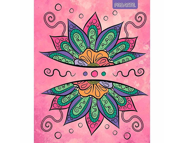 Cuaderno Universitario Mandalas 100 Hjs 7mm Proarte