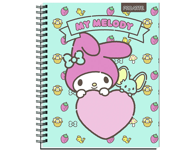 Cuaderno Universitario My Melody 100 Hjs 7mm Proarte