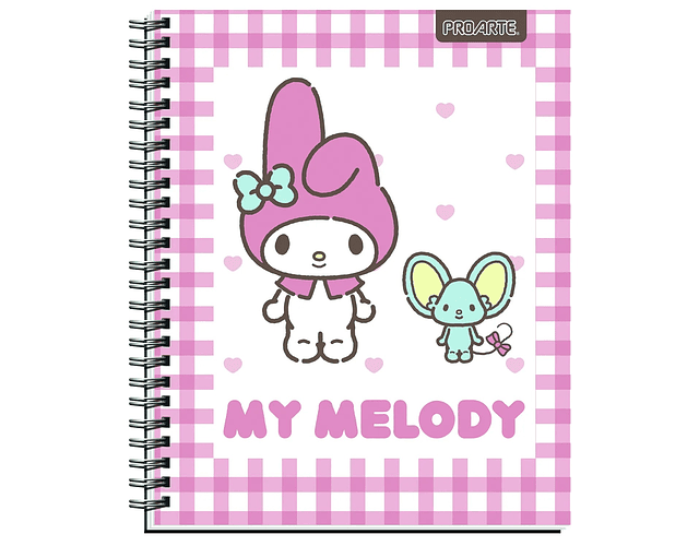 Cuaderno Universitario My Melody 100 Hjs 7mm Proarte