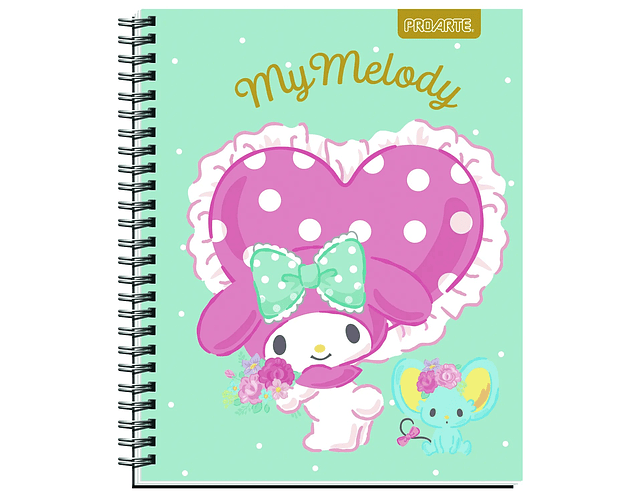 Cuaderno Universitario My Melody 100 Hjs 7mm Proarte