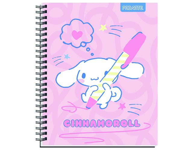 Cuaderno Universitario Cinnamoroll 100 Hjs 7mm Proarte