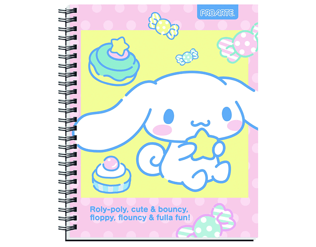 Cuaderno Universitario Cinnamoroll 100 Hjs 7mm Proarte