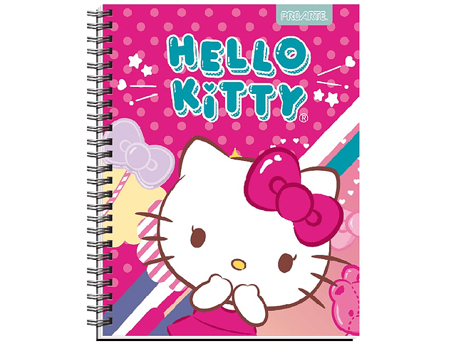 Cuaderno Universitario Hello Kitty 100 Hjs 7mm Proarte