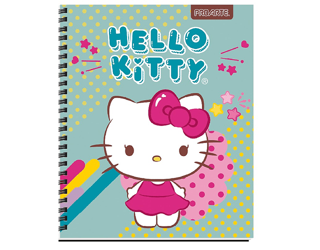 Cuaderno Universitario Hello Kitty 100 Hjs 7mm Proarte